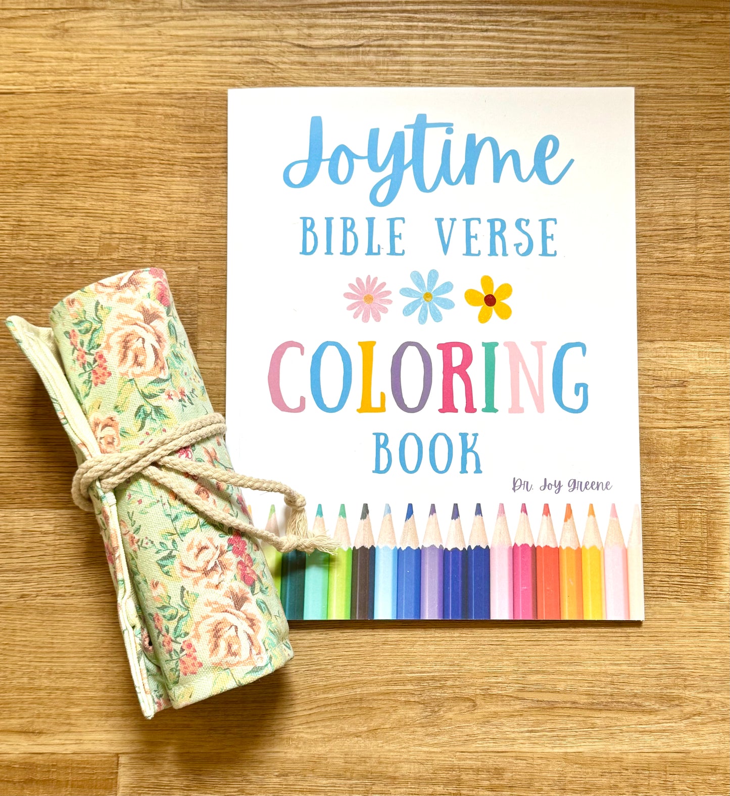 Coloring Book and Colored Pencil Bundle