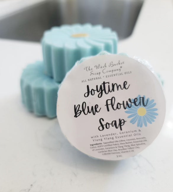Sweet Blue Flower Soap