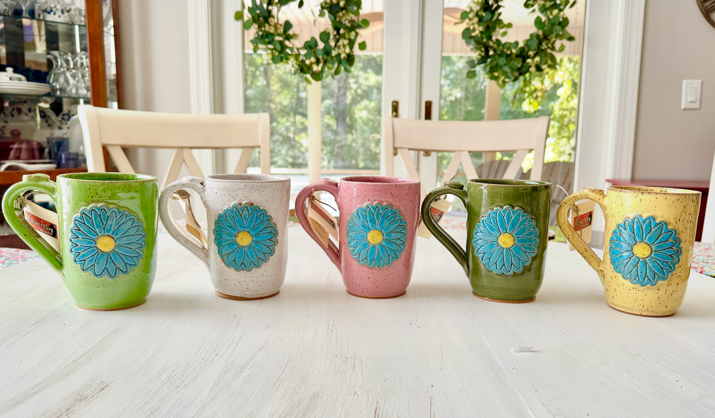 Blue Flower Coffee Mugs