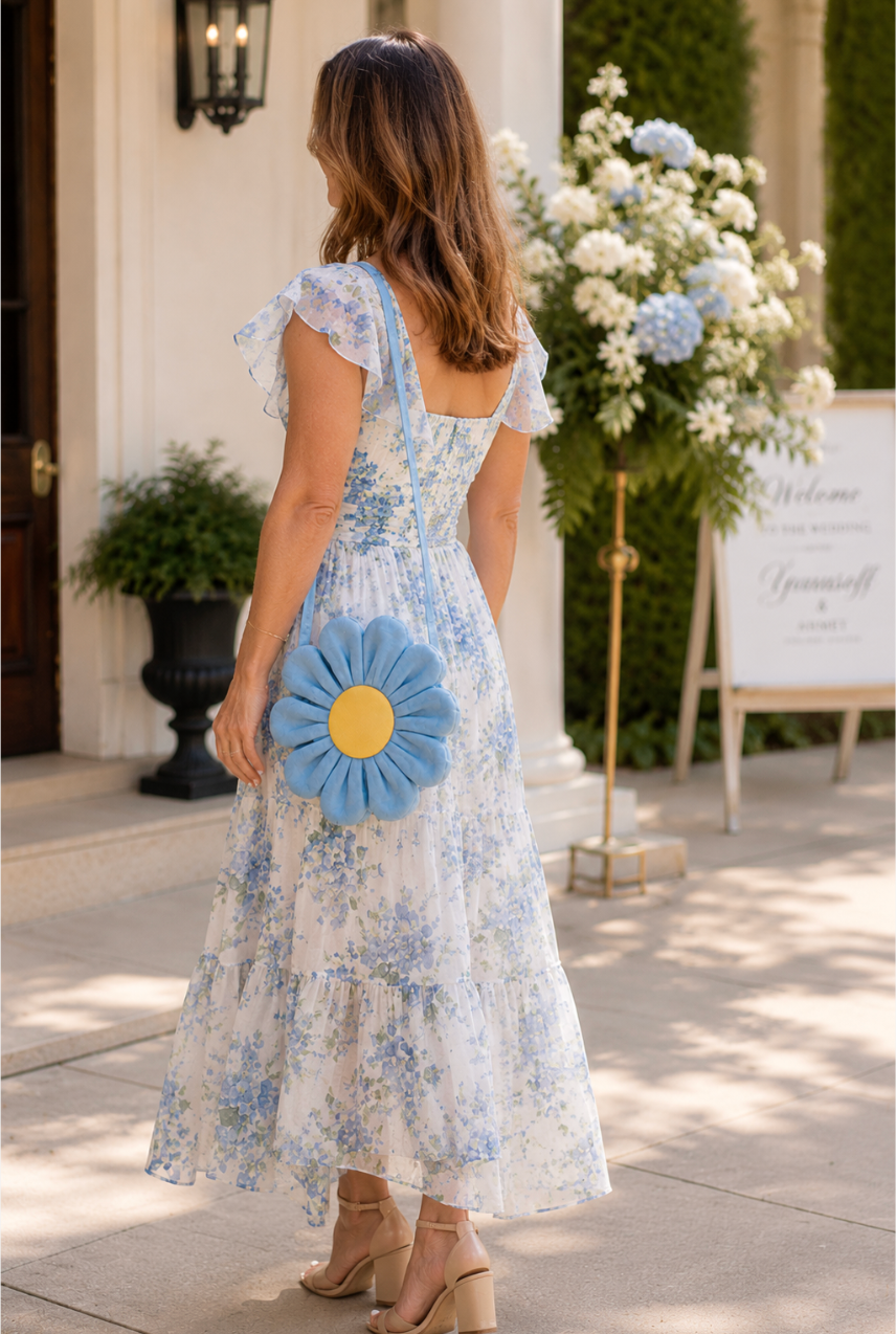 🩵 Blue Daisy Bible Verse Purse