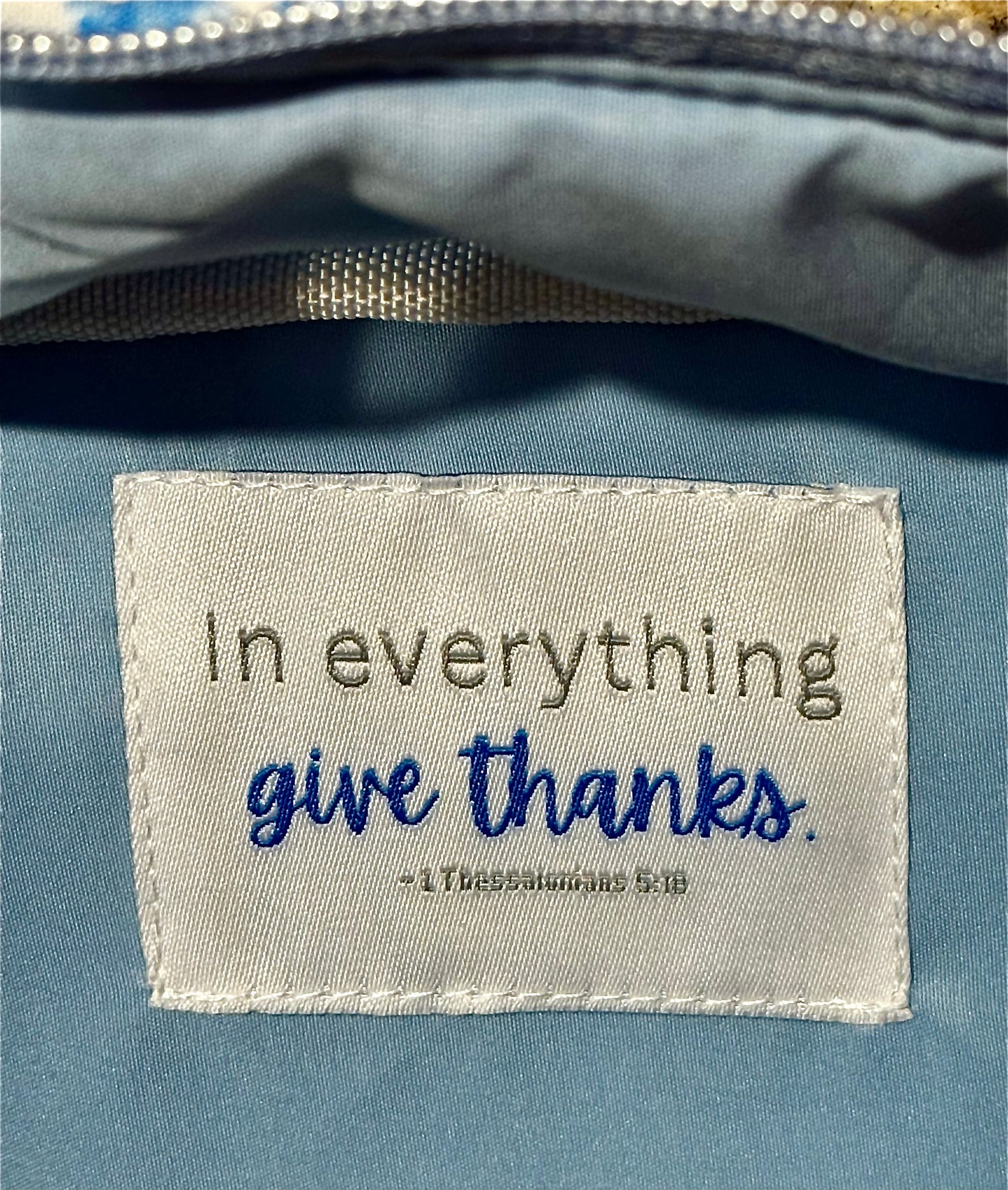Quilted Bible Verse Lunch Bag