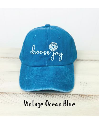"Choose Joy" Ladies Hat - Relaxed Fit