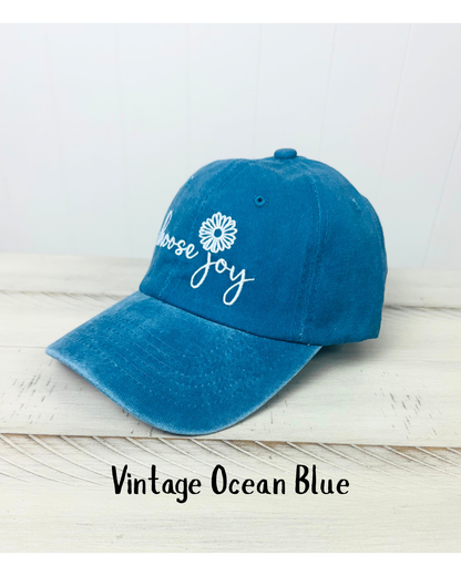 "Choose Joy" Ladies Hat - Relaxed Fit