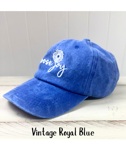 "Choose Joy" Ladies Hat - Relaxed Fit