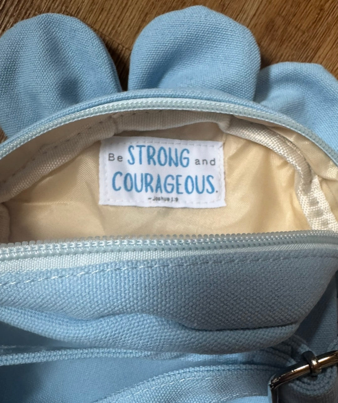 🩵 Blue Daisy Bible Verse Purse