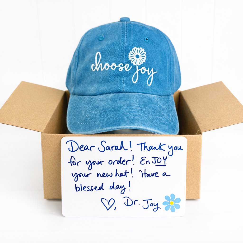 "Choose Joy" Ladies Hat - Relaxed Fit