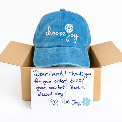 "Choose Joy" Ladies Hat - Relaxed Fit