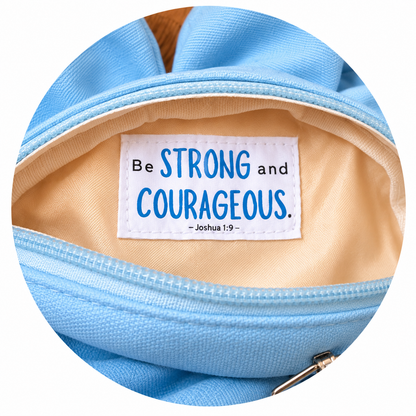🩵 Blue Daisy Bible Verse Purse
