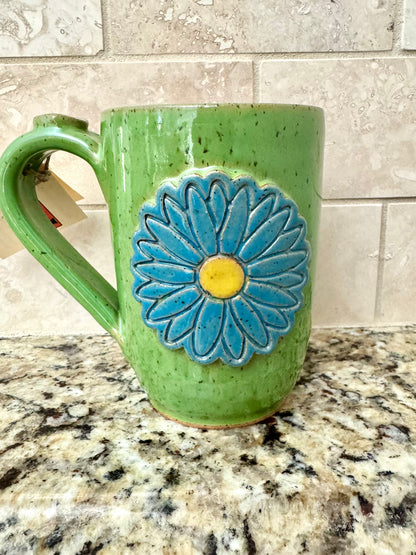 Blue Flower Coffee Mugs