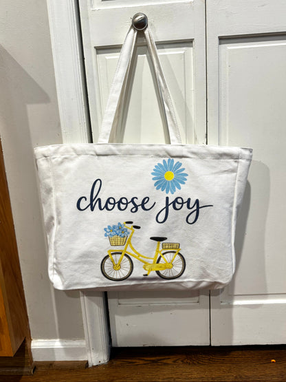 💛 Choose Joy Tote - Large