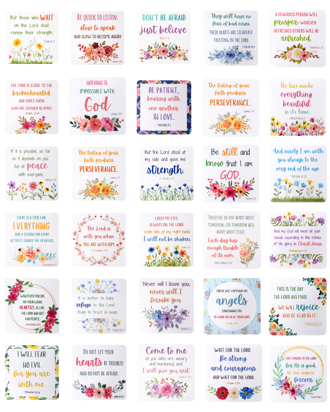 Joy Cards - 30 Scripture Cards