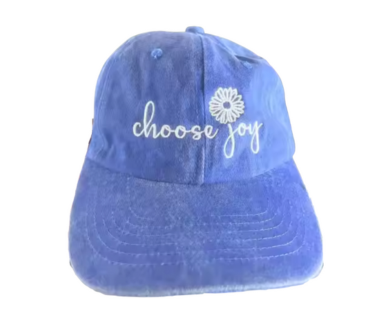Choose Joy Periwinkle Hat