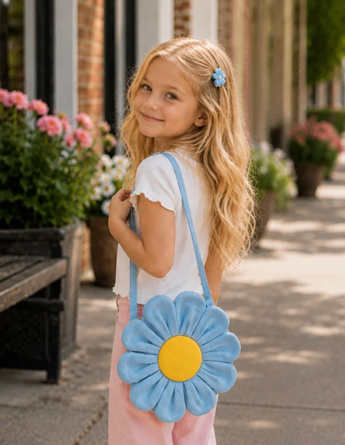 🩵 Blue Daisy Bible Verse Purse