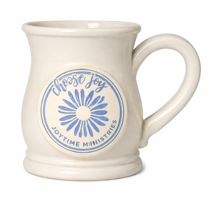 Hand-Spun Coffee Mug - Choose Joy!