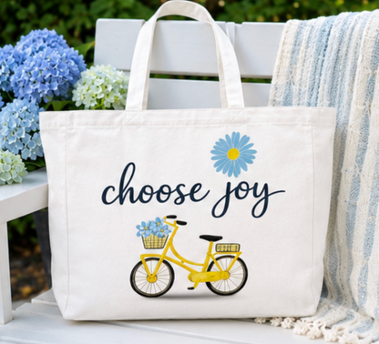 💛 Choose Joy Tote - Large