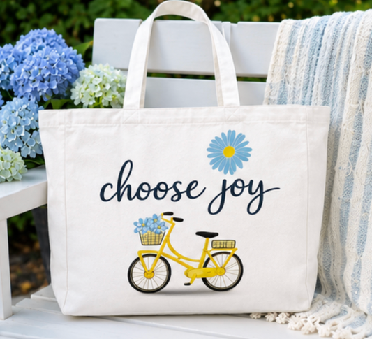 💛 Choose Joy Tote - Large
