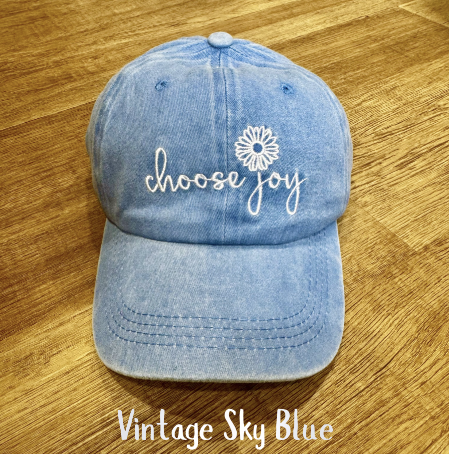 "Choose Joy" Ladies Hat - Relaxed Fit