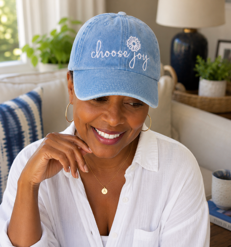 "Choose Joy" Ladies Hat - Relaxed Fit