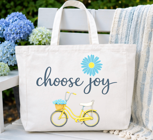 💛 Choose Joy Tote - Large