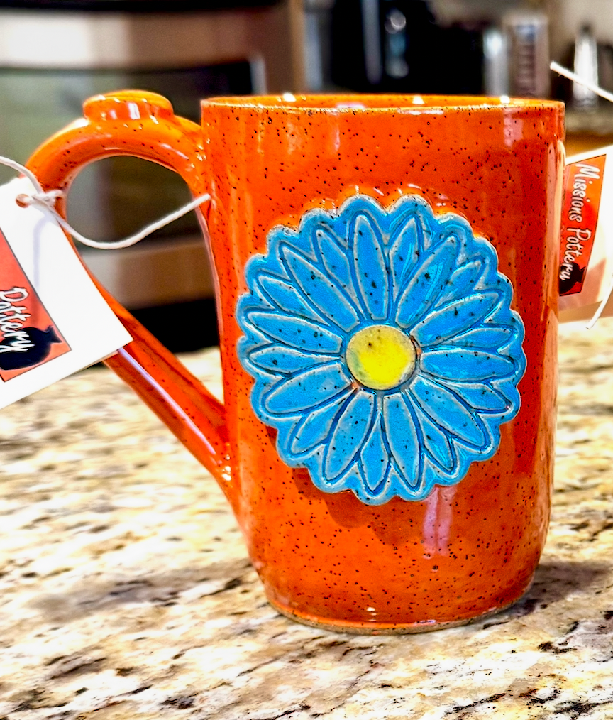 Blue Flower Coffee Mugs