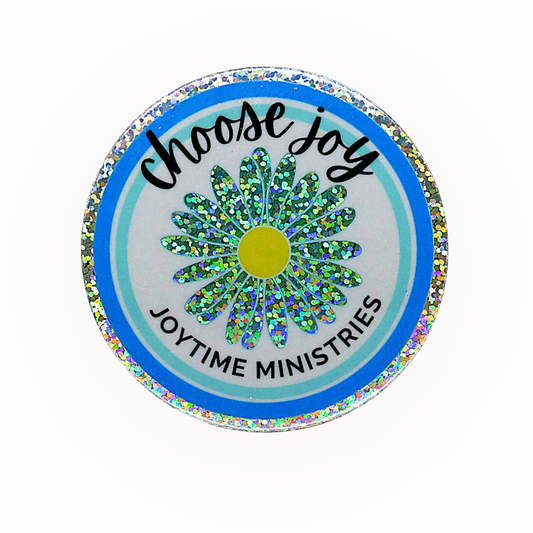 Glitter "Choose Joy" Sticker